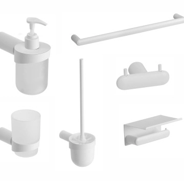 Аксесоари за баня Corona бял мат